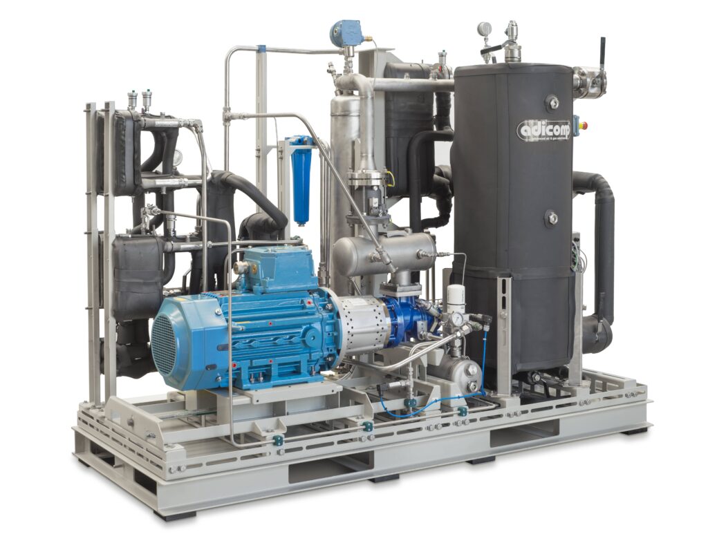 Hydrogen and syngas compressor